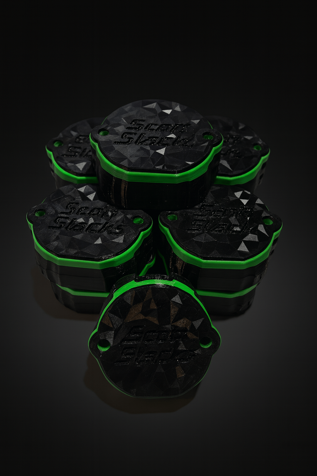 Limited edition Carbon/Green smart cap - ScaffStrike