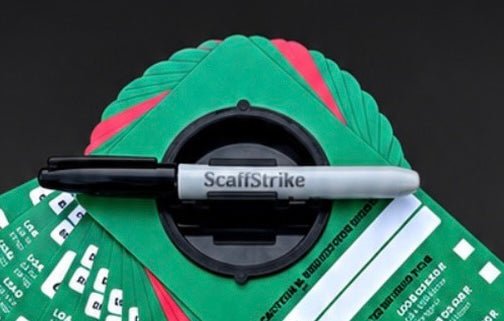 ScaffStrike inspection tags (2 pack) - ScaffStrike