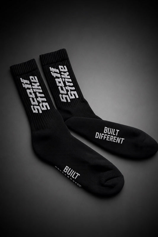 ScaffStrike work socks (Built Different) - ScaffStrike